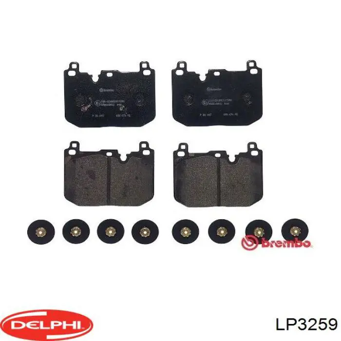 Колодки Delphi LP3259 цена, от 61.51 USD