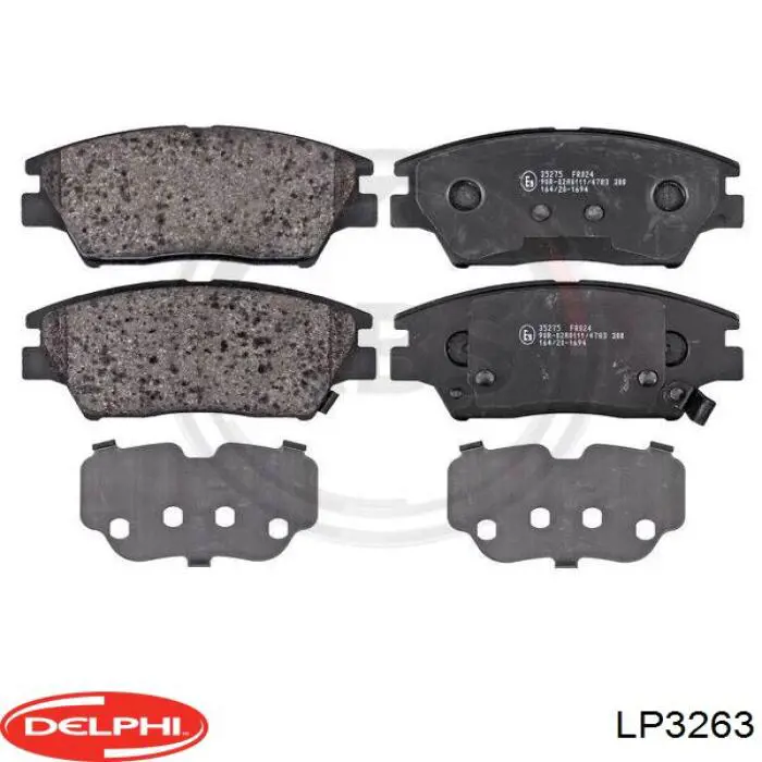 Купить LP3263 Delphi Колодки тормозные