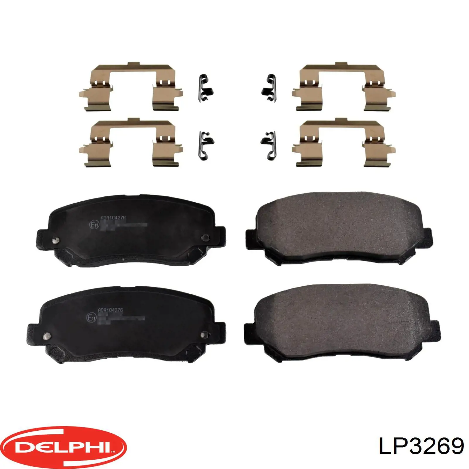 LP3269 Delphi Колодки передние