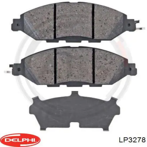 Колодки Delphi LP3278 цена, от 64.17 USD