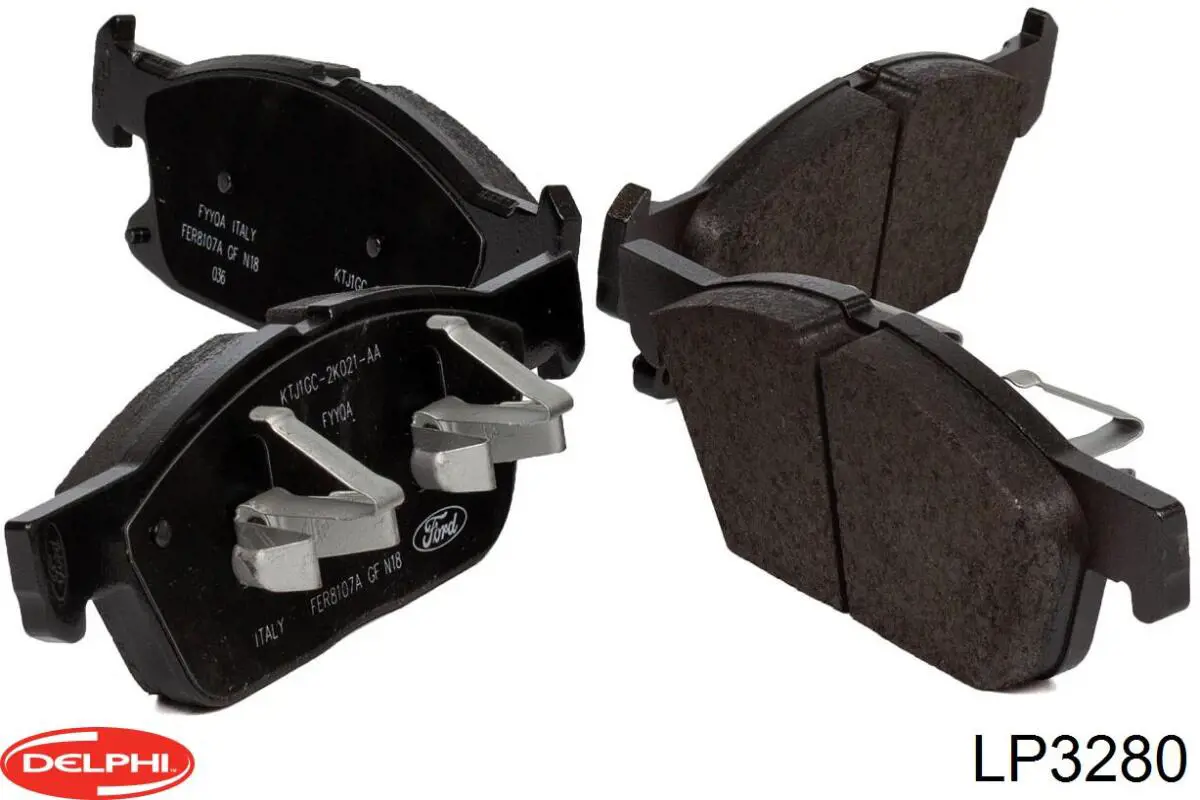 LP3280 Delphi Колодки передние