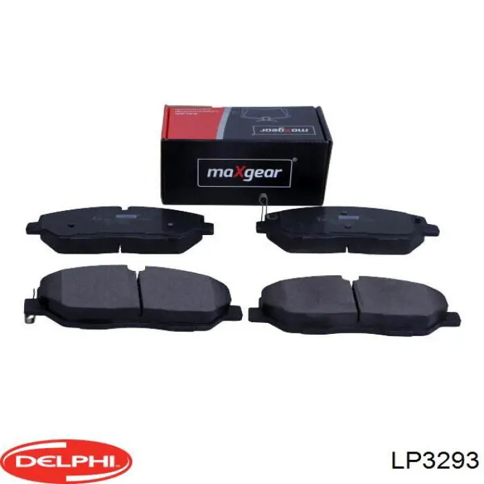 Купить LP3293 Delphi Колодки тормозные