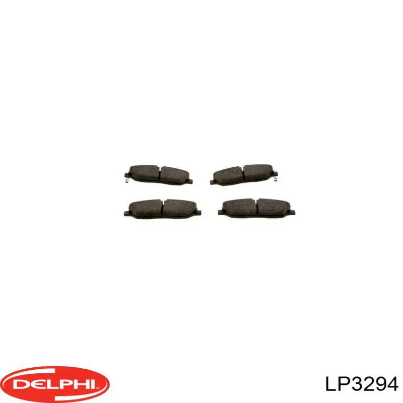 Купить LP3294 Delphi Колодки тормозные