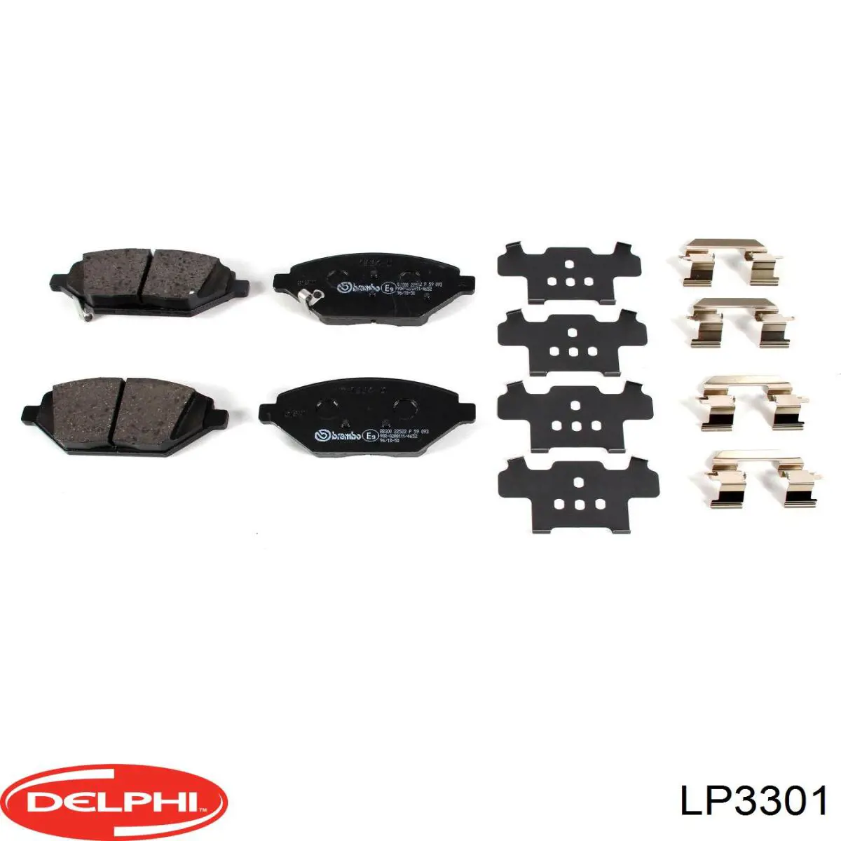 Купить LP3301 Delphi Колодки тормозные