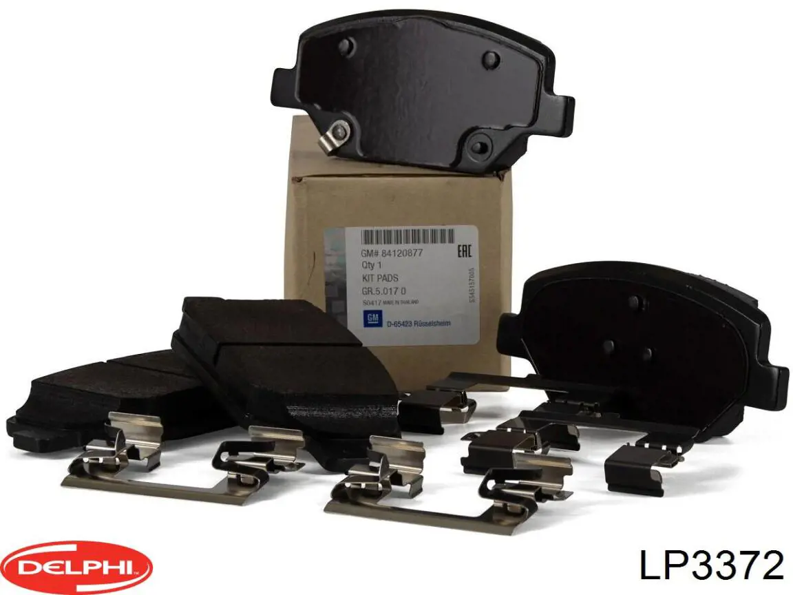 Задние дисковые колодки Delphi LP3372