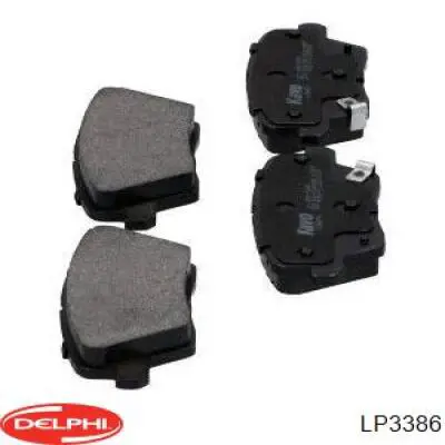 Купить LP3386 Delphi Колодки тормозные задние, дисковые
