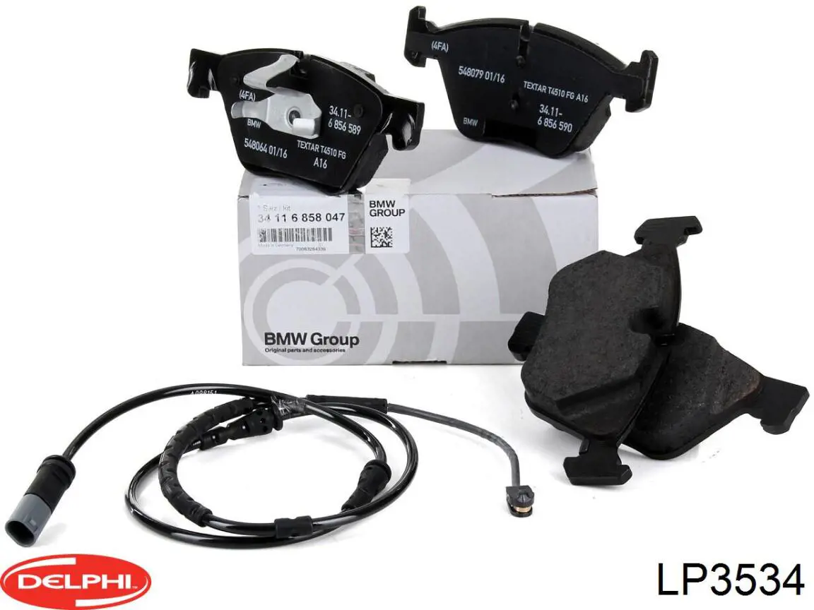 Купить LP3534 Delphi Колодки тормозные