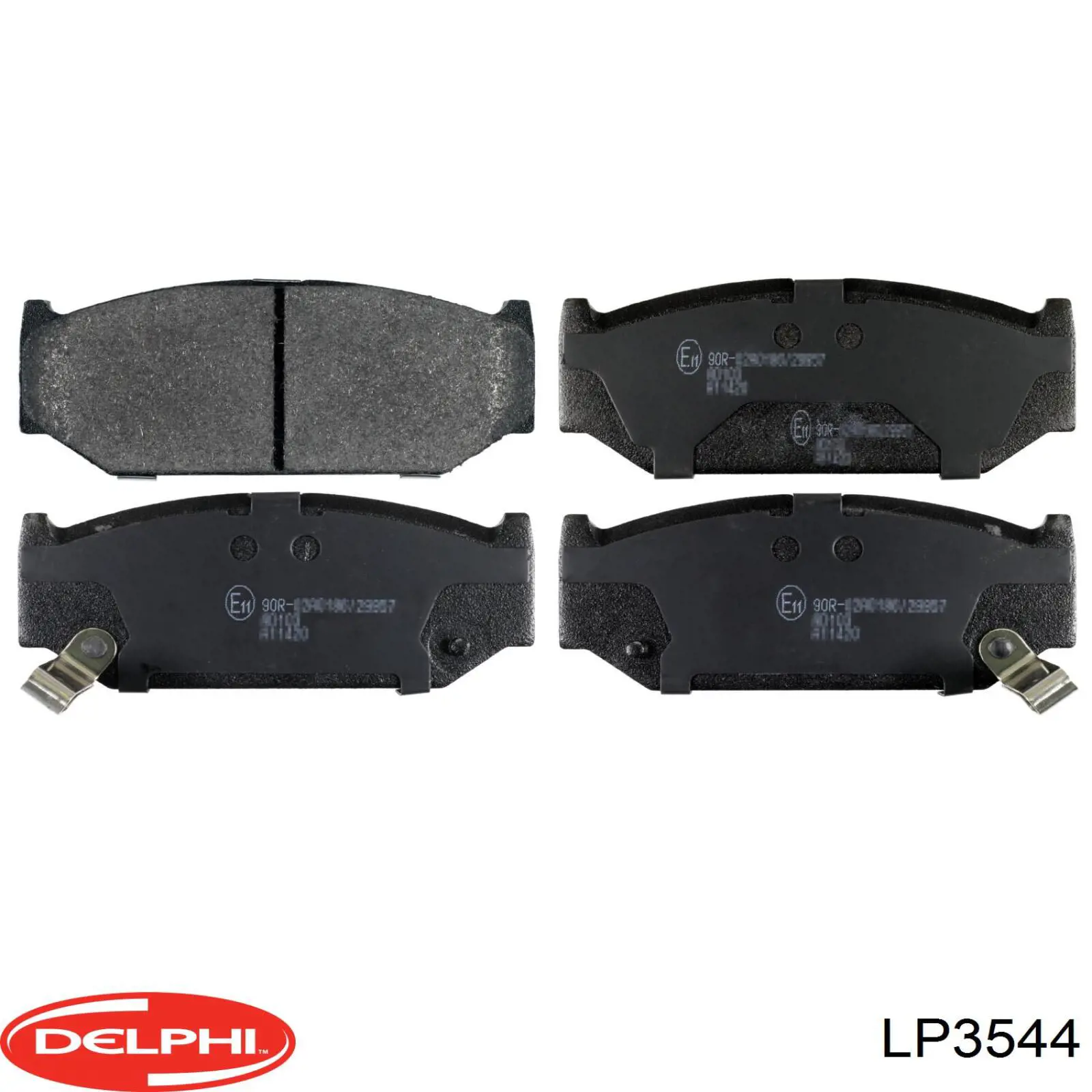 Колодки дисковые  Delphi LP3544 цена, от 31.91 USD