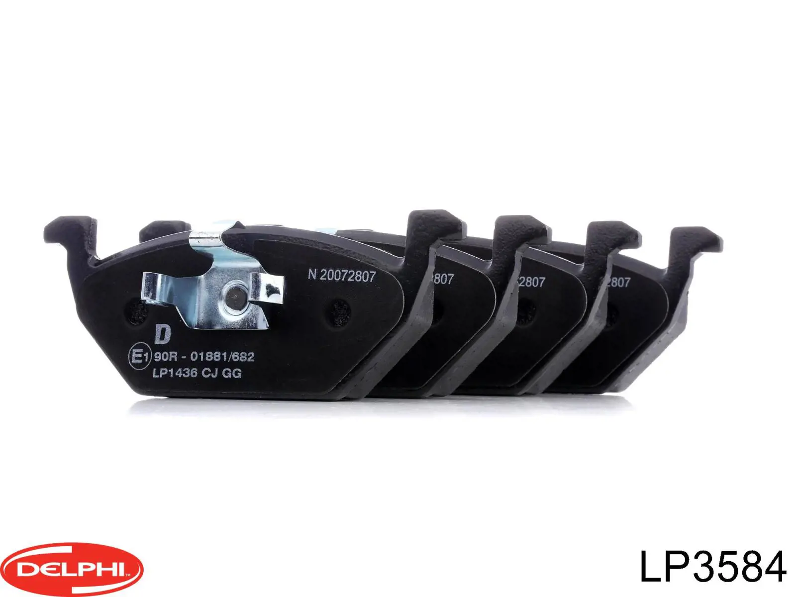 Колодки Delphi LP3584 цена, от 34.70 USD