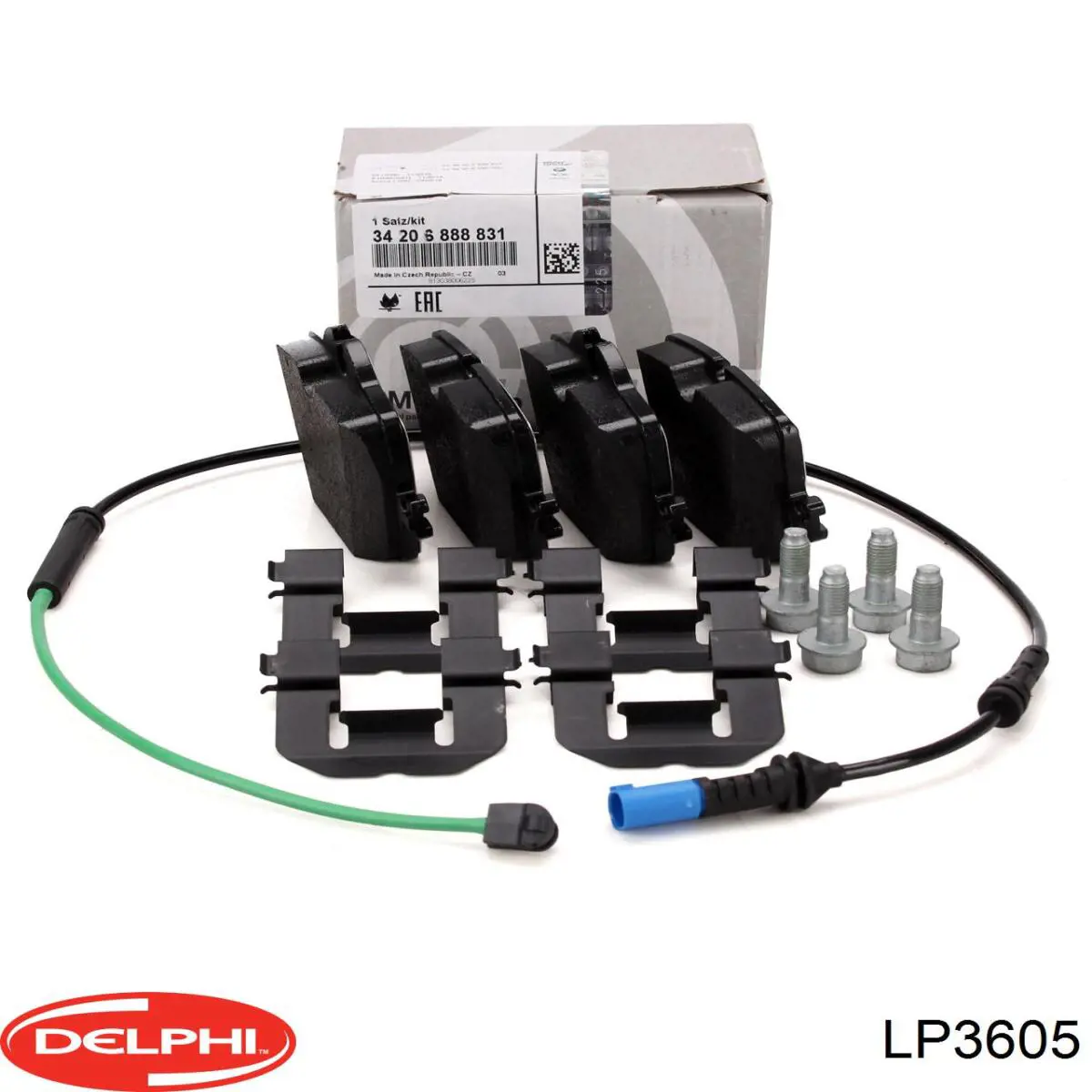 Колодки дисковые  Delphi LP3605 цена, от 60.94 USD
