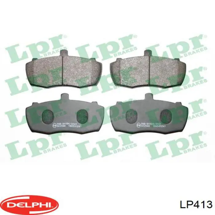 LP413 Delphi передние тормозные колодки