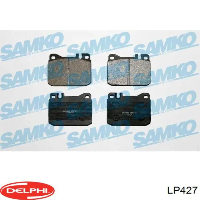 LP427 Delphi Колодки передние