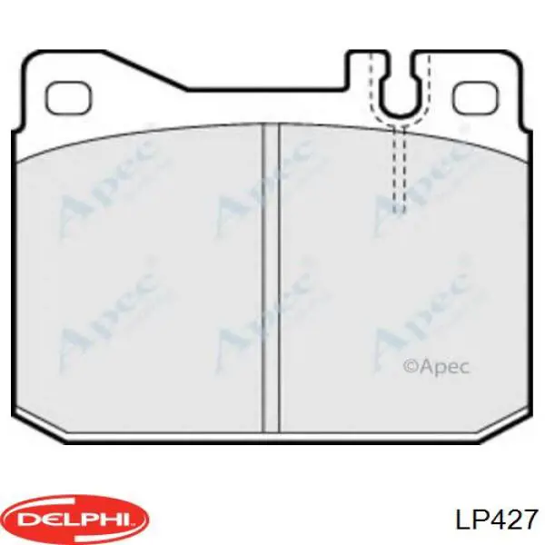 Колодки Delphi LP427 цена, от 16.69 USD