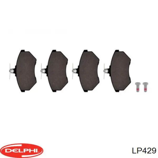 Колодки Delphi LP429 цена, от 18.97 USD