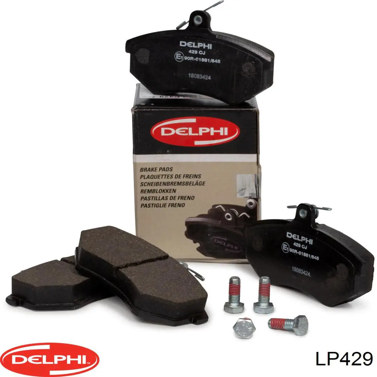 Купить LP429 Delphi Колодки тормозные