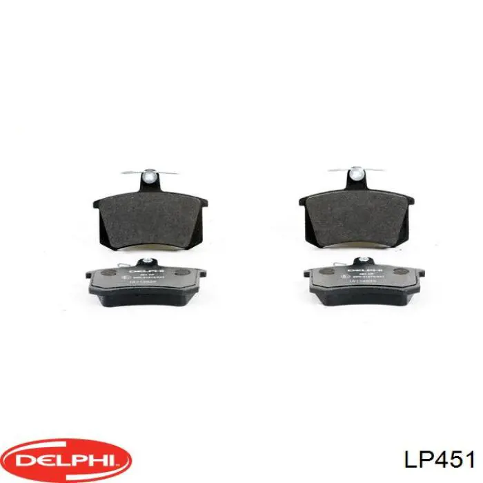 LP451 Delphi задние тормозные колодки
