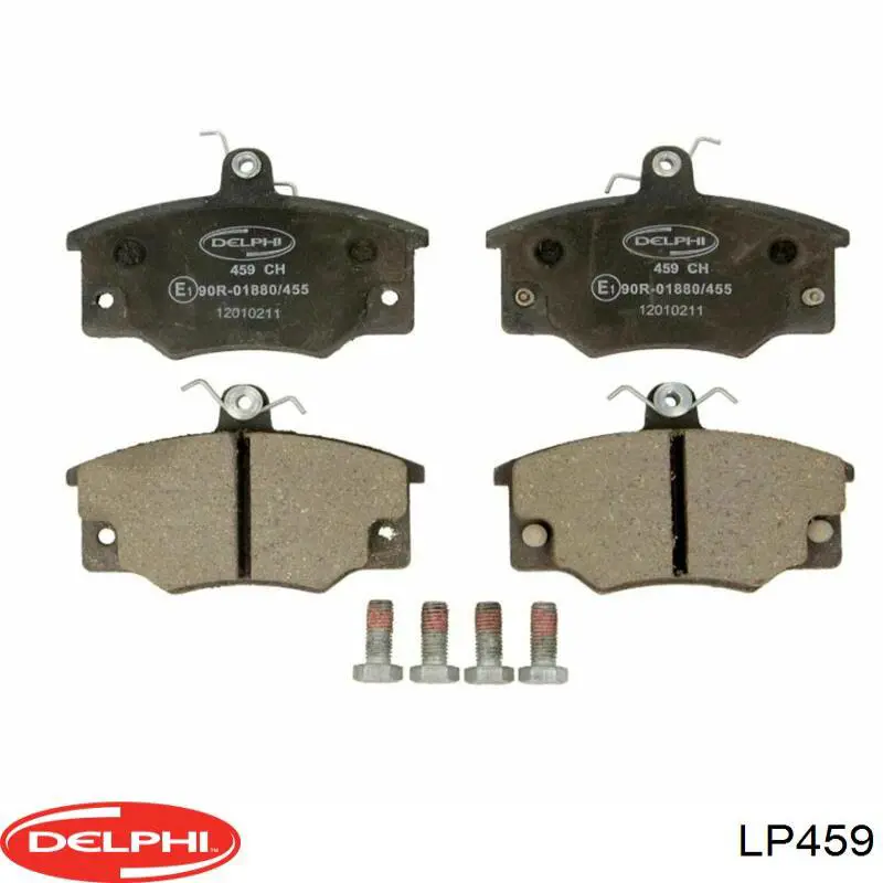 LP459 Delphi колодки тормозные передние дисковые