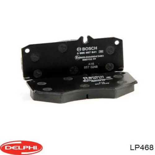 Купить LP468 Delphi Колодки тормозные