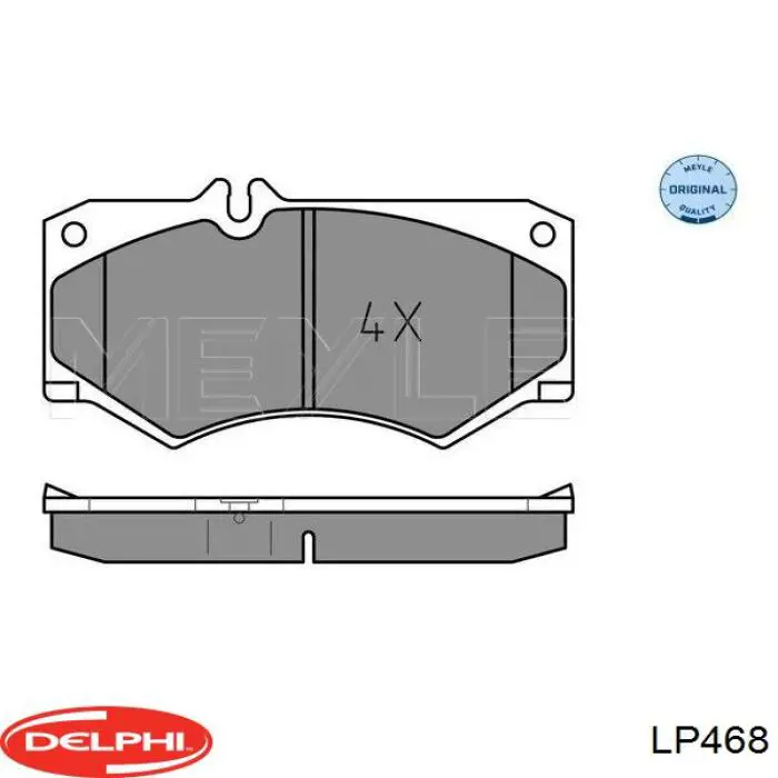 Колодки Delphi LP468 цена, от 20.36 USD