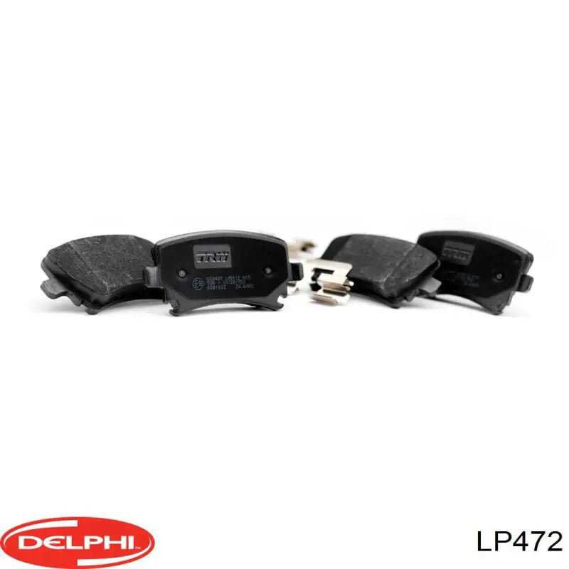 Купить LP472 Delphi Колодки тормозные