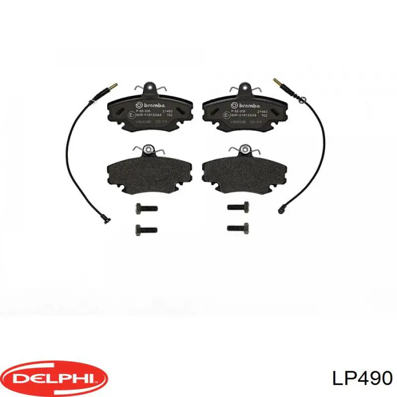 Купить LP490 Delphi Колодки тормозные