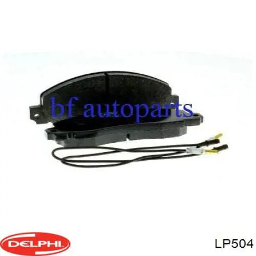Купить LP504 Delphi Колодки тормозные