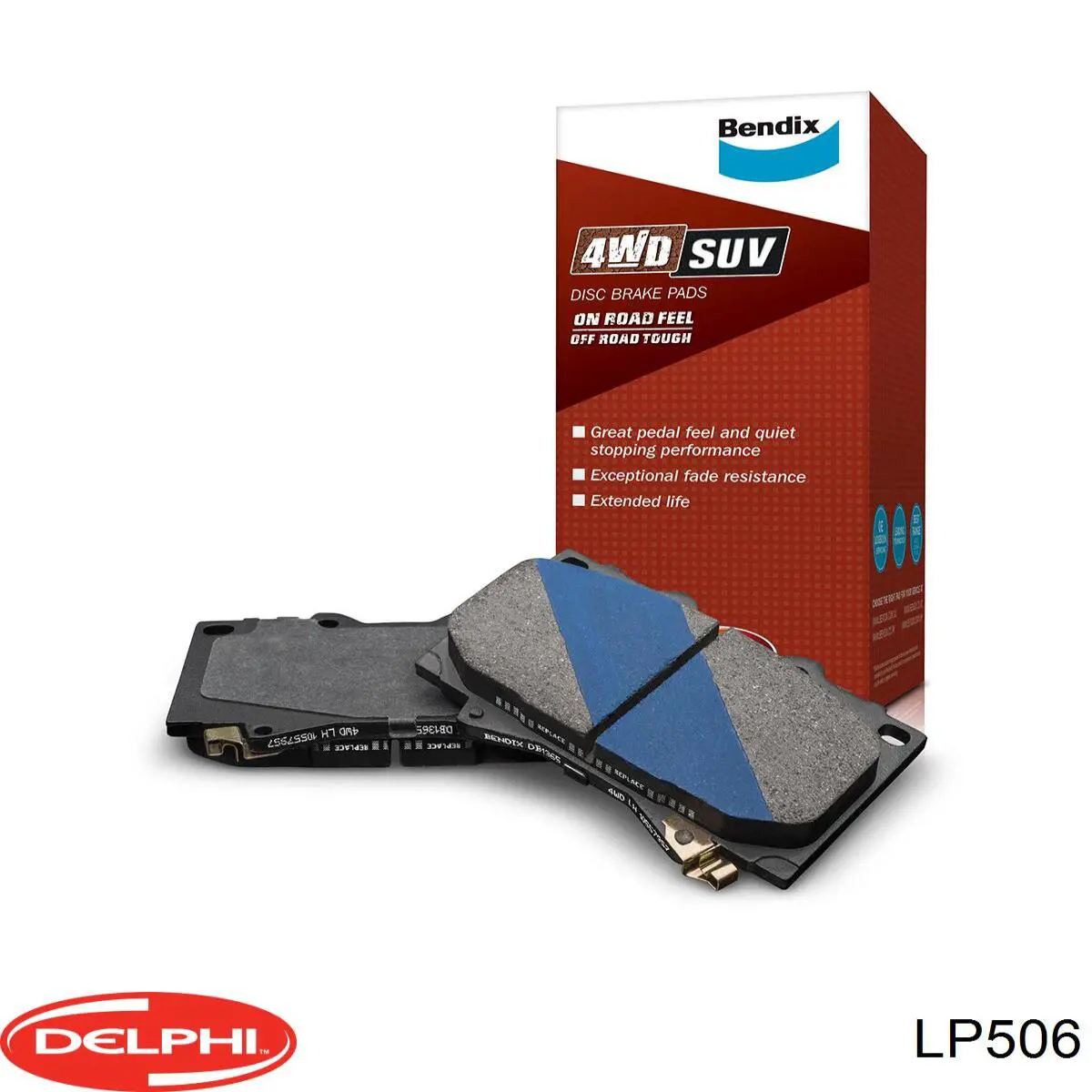 LP506 Delphi Колодки передние