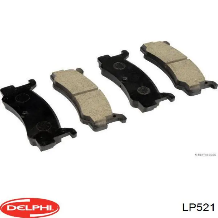 Колодки дисковые  Delphi LP521 цена, от 19.09 USD