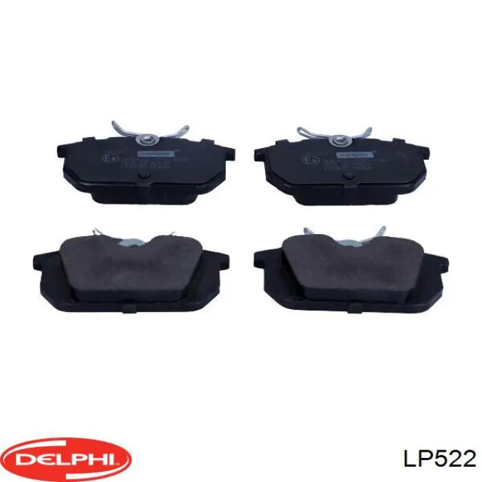 LP522 Delphi колодки тормозные задние дисковые