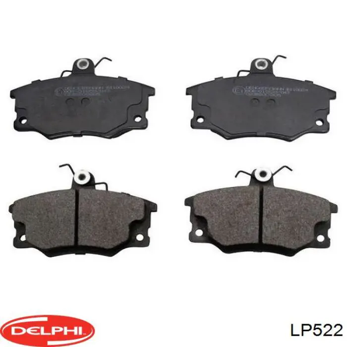 Колодки дисковые  Delphi LP522 цена, от 15.41 USD
