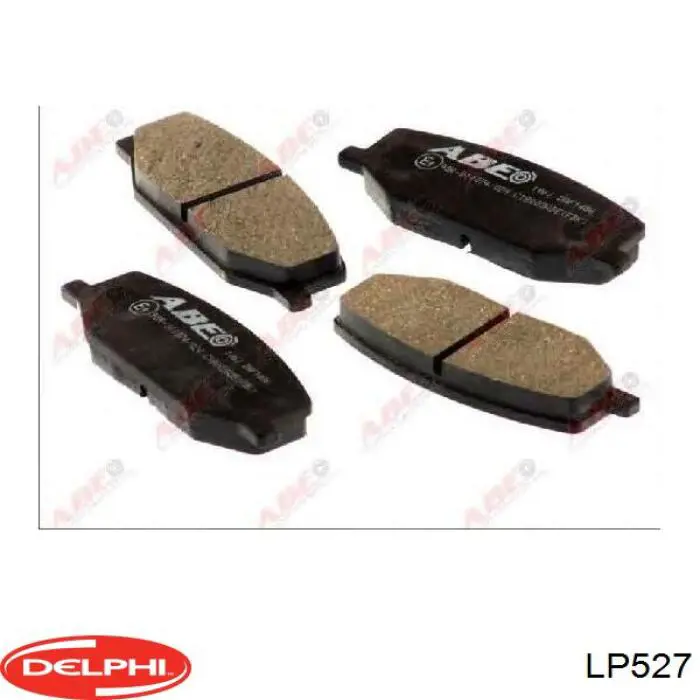 Купить LP527 Delphi Колодки тормозные