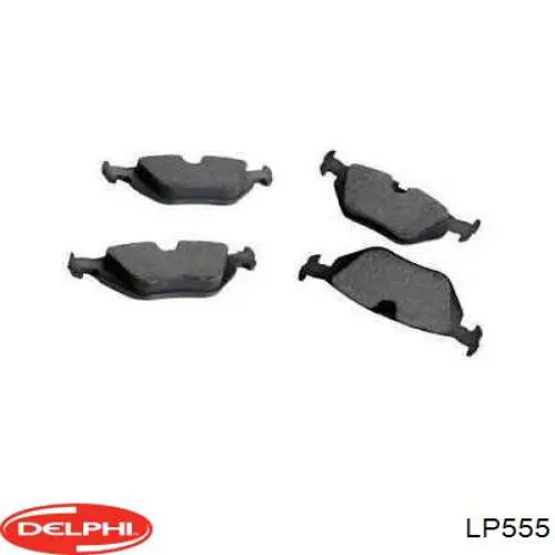 Задние дисковые колодки Delphi LP555