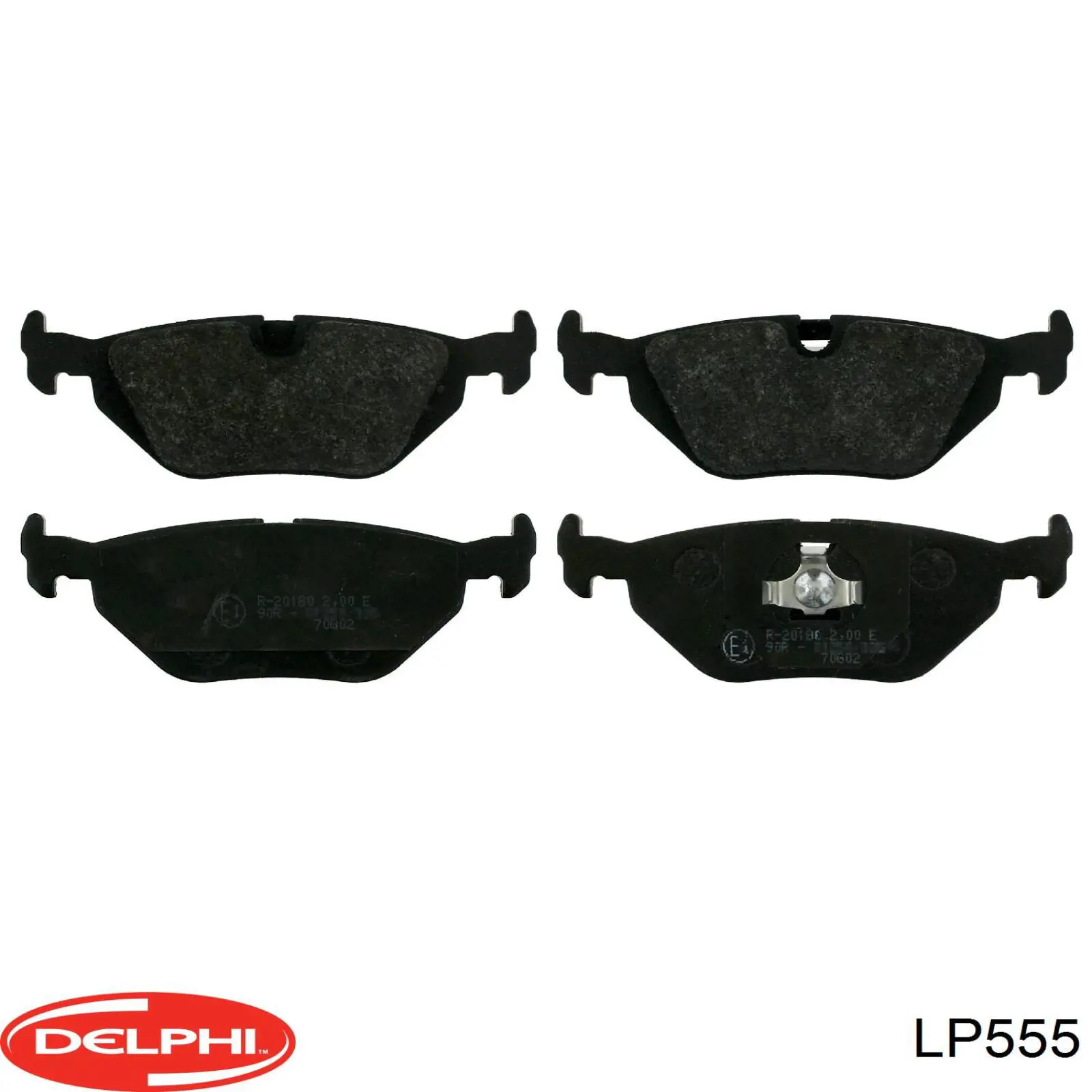 Колодки дисковые  Delphi LP555 цена, от 17.26 USD