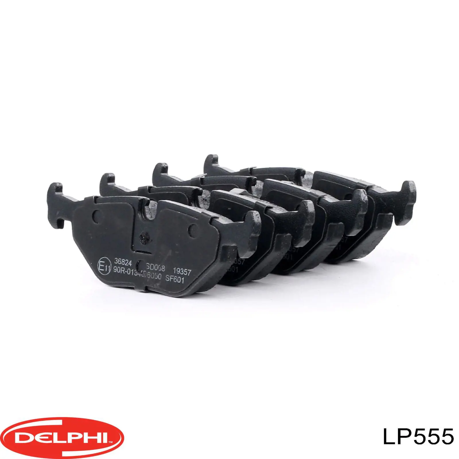 Купить LP555 Delphi Колодки тормозные задние, дисковые