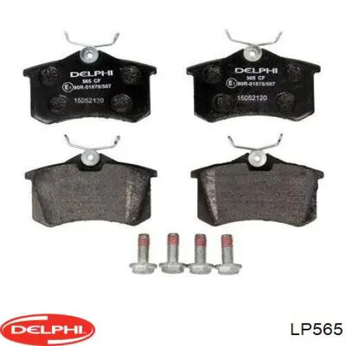 LP565 Delphi колодки тормозные задние дисковые