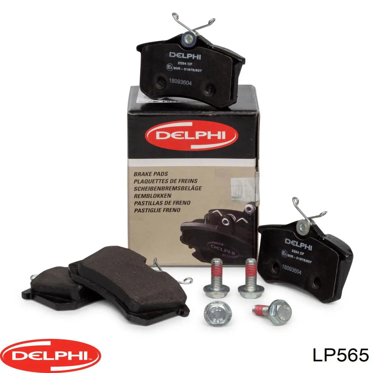 Купить LP565 Delphi Колодки тормозные задние, дисковые