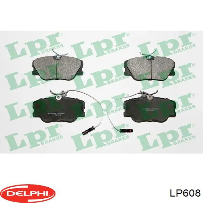 Купить LP608 Delphi Колодки тормозные