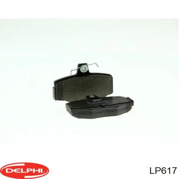 Купить LP617 Delphi Колодки тормозные задние, дисковые