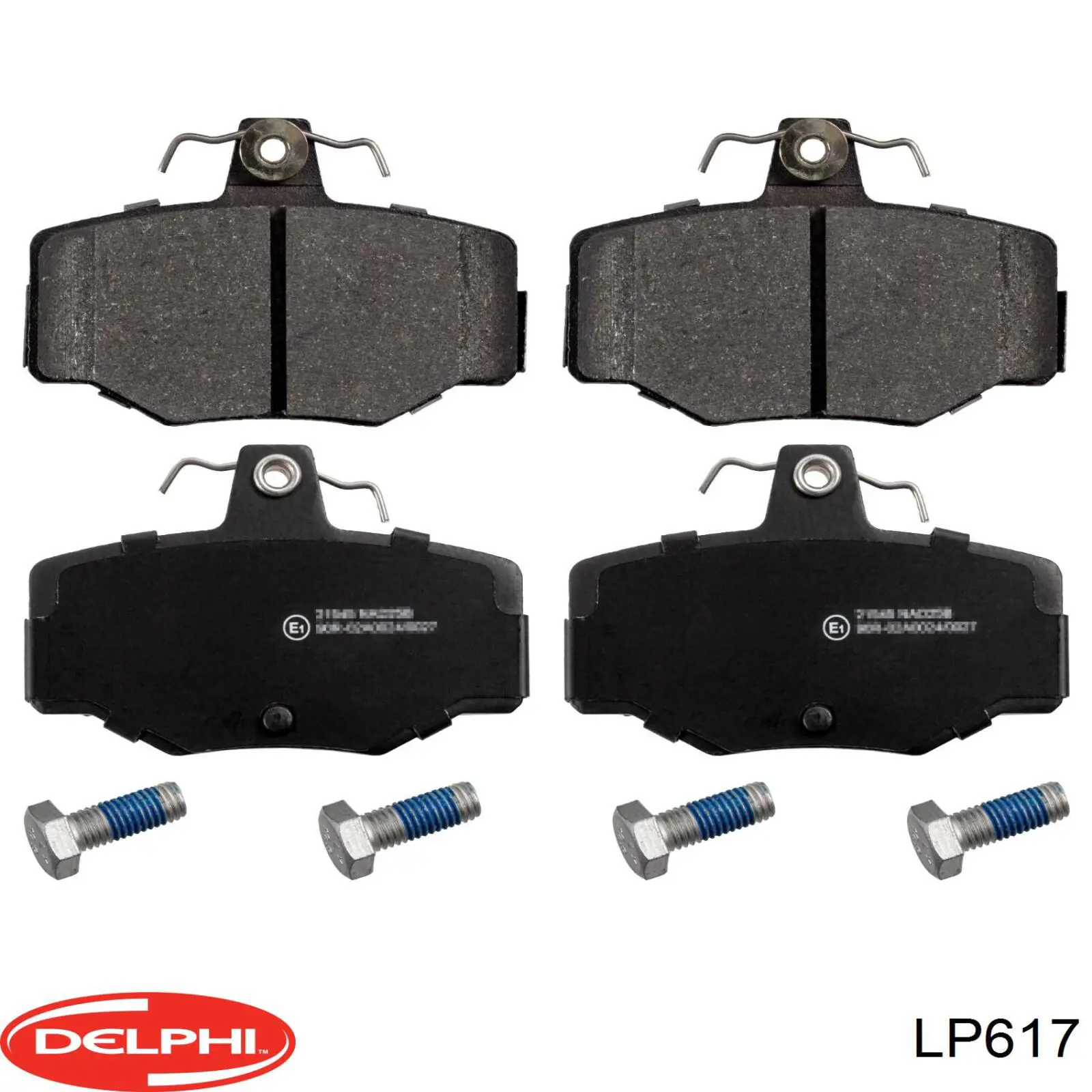 Колодки дисковые  Delphi LP617 цена, от 14.83 USD