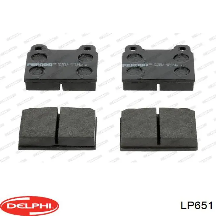 Купить LP651 Delphi Колодки тормозные