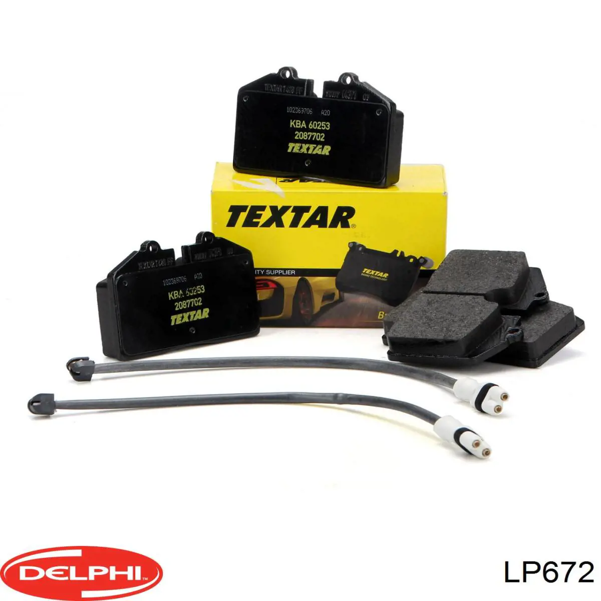 Купить LP672 Delphi Колодки тормозные задние, дисковые