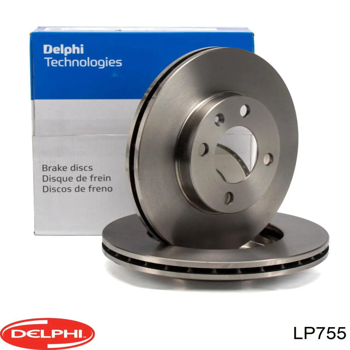 LP755 Delphi колодки тормозные передние дисковые