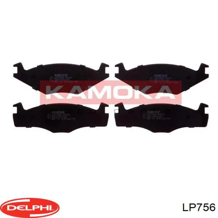 Купить LP756 Delphi Колодки тормозные