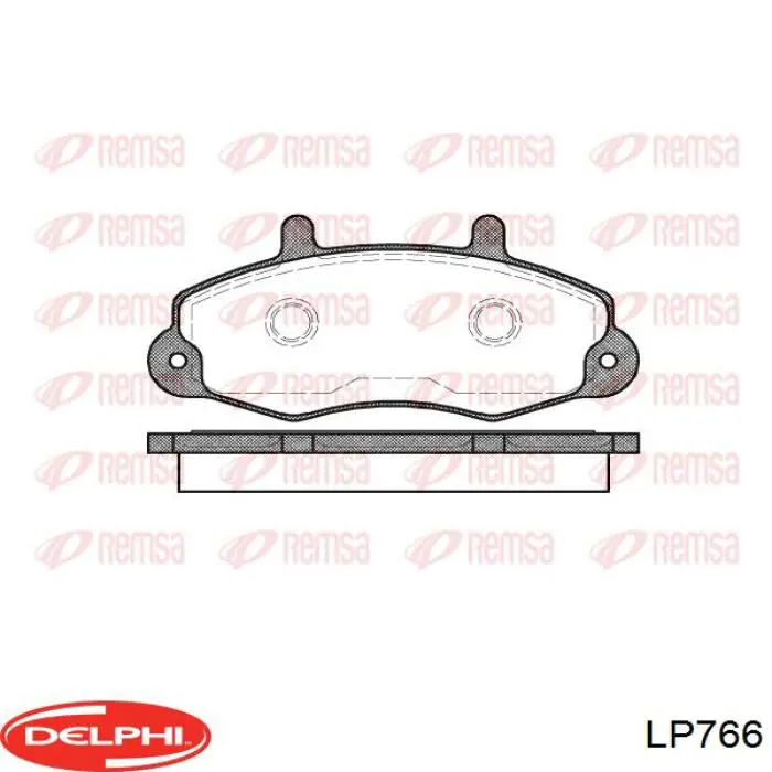 Колодки Delphi LP766 цена, от 22.84 USD
