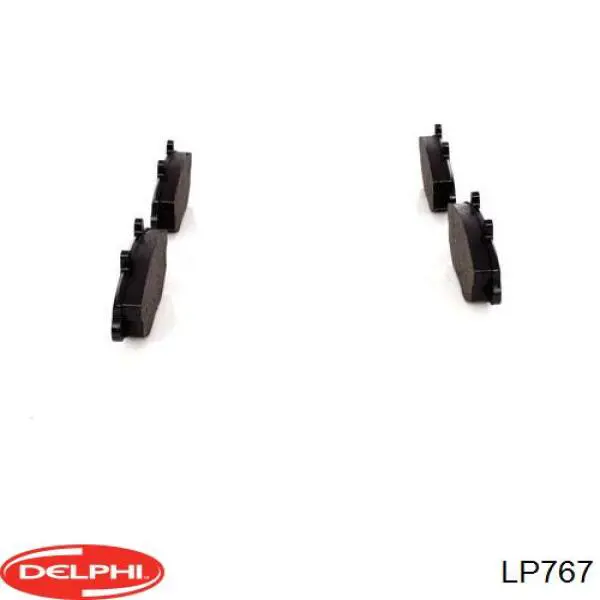 Купить LP767 Delphi Колодки тормозные