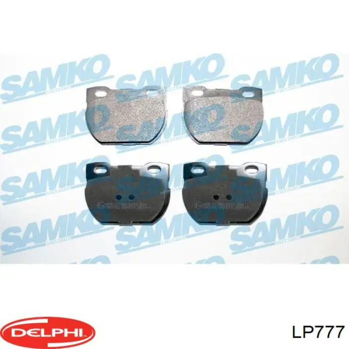 Колодки дисковые  Delphi LP777 цена, от 24.18 USD