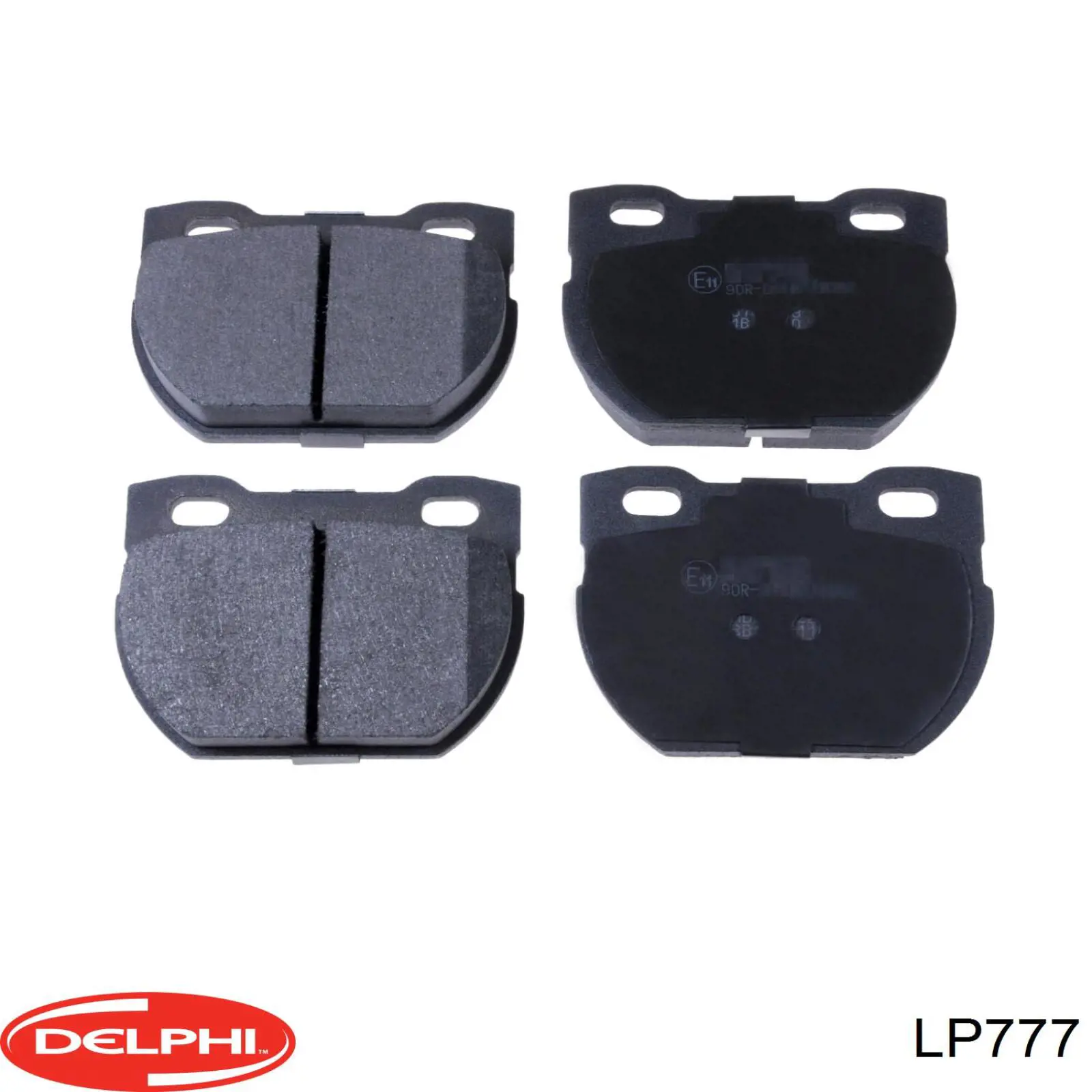 LP777 Delphi Колодки тормозные дисковые комплект