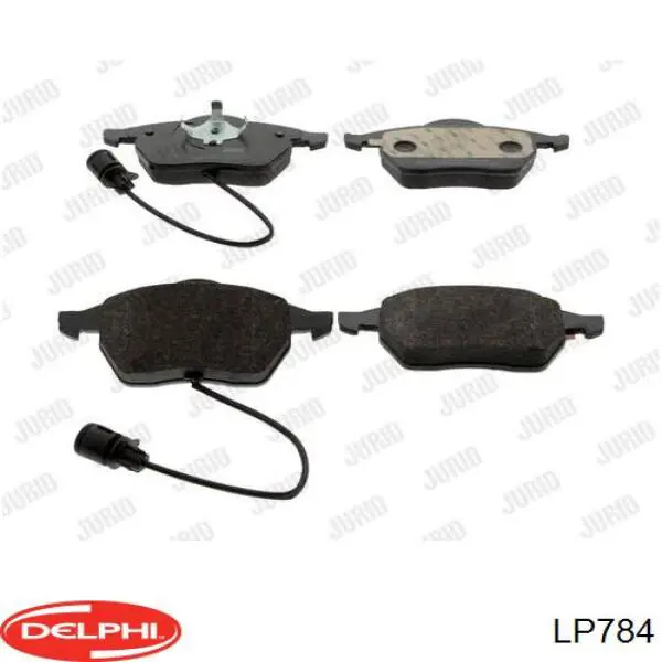 Передние тормозные колодки LP784 Delphi