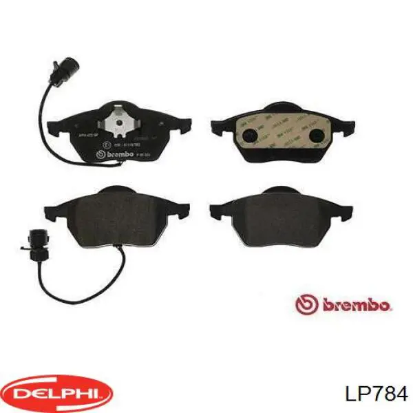 Тормозные колодки Delphi LP784