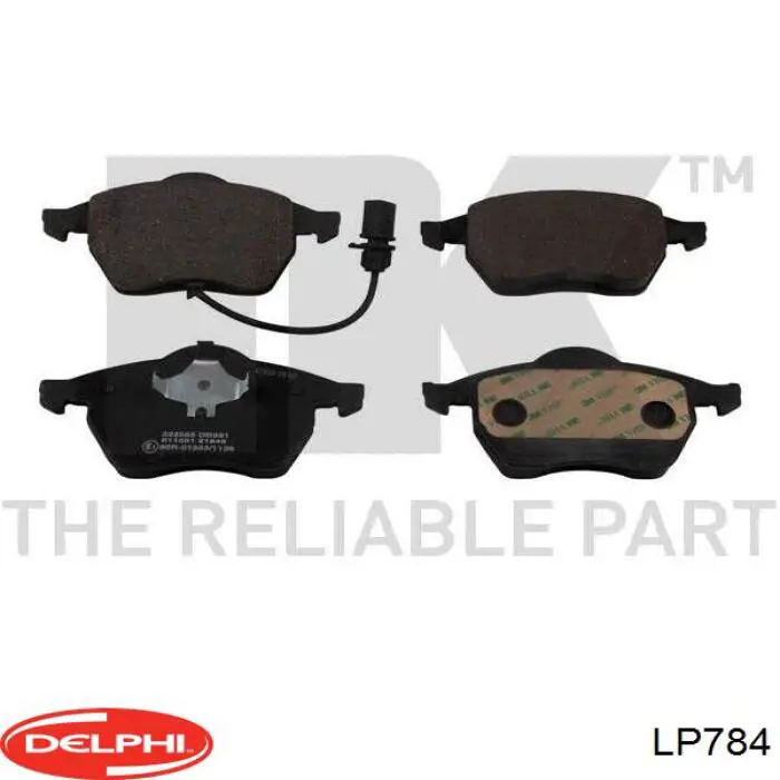 Колодки Delphi LP784 цена, от 27.23 USD